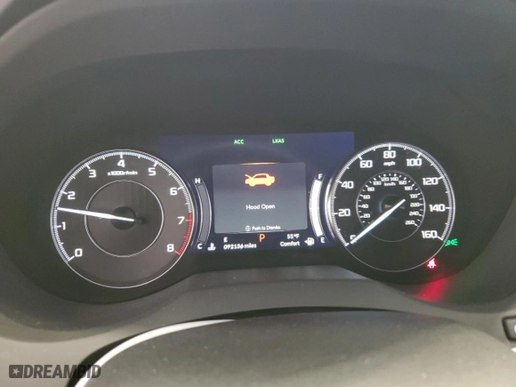 2019 Acura RDX w/Technology Pkg with VIN 5J8TC2H57KL013945, listed as a Copart auction lot 52996775 with 92,136 mi miles and Salvage Title. Bid and sale history available at carsss.com. Image 9.