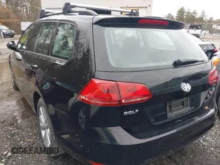 2017 Volkswagen Golf SportWagen S with VIN 3VW017AU3HM532260, listed as a IAAI auction lot 41822642 with 96,132 mi miles. Bid and sale history available at carsss.com. Image 3.