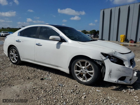 2012 Nissan Maxima 3.5 S with VIN 1N4AA5AP6CC830873, listed as a Copart auction lot 51308975 with 142,838 mi miles and Salvage Title. Bid and sale history available at carsss.com. Image 4.