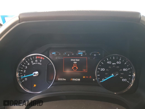 2021 Ford Super Duty F-250 SRW XL with VIN 1FT7W2BN8MEC26653, listed as a Copart auction lot 41825925 with 35,332 mi miles and Salvage Title. Bid and sale history available at carsss.com. Image 9.
