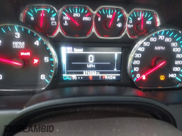 2016 Chevrolet Silverado 1500 LT with VIN 3GCPCREC3GG283092, listed as a IAAI auction lot 41947790 with 274,582 mi miles and . Bid and sale history available at DreamBid. Image 7.