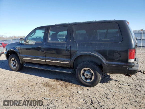 2003 Ford Excursion Limited z VIN 1FMNU43S63EB44315, wystawiony jako Copart lot #83661914 z przebiegiem 265 785 mil mil oraz Czysty tytuł • Clean title. Historia ofert i sprzedaży dostępna na DreamBid. Obrazek 2.