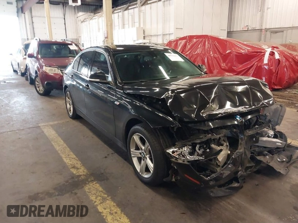 2014 BMW 3 Series 328d xDrive with VIN WBA3D5C58EKX95300, listed as a IAAI auction lot 41539957 with 133,382 mi miles. Bid and sale history available at carsss.com. Image 1.