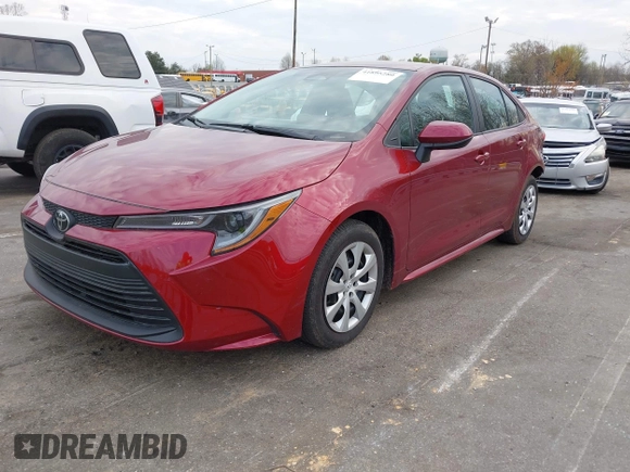 2023 Toyota Corolla LE with VIN 5YFB4MDE9PP072874, listed as a IAAI auction lot 41895280 with 17,506 mi miles. Bid and sale history available at carsss.com. Image 18.