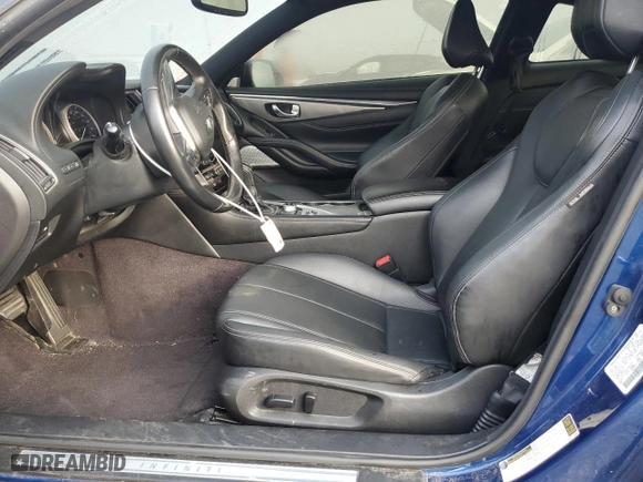 2018 Infiniti Q60 3.0t LUXE with VIN JN1EV7EKXJM341851, listed as a Copart auction lot 70633144 with 53,897 mi miles and Clean Title. Bid and sale history available at carsss.com. Image 7.