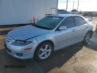 2007 Mazda 6 i Grand Touring with VIN 1YVHP81C675M09150, listed as a Copart auction lot 77966504 with 161,260 mi miles and Salvage title. Bid and sale history available at DreamBid. Image 1.