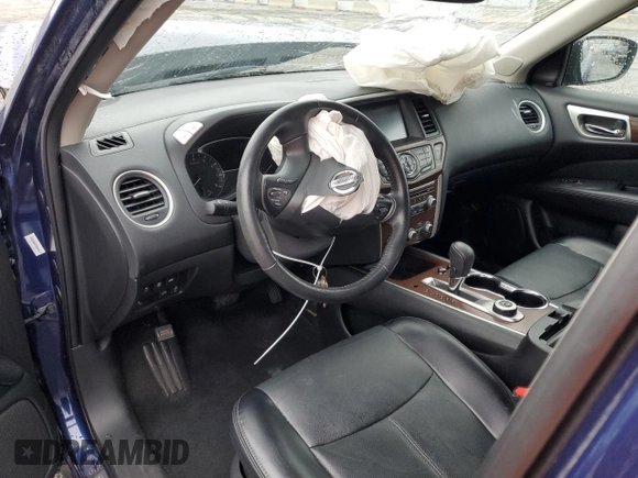 2020 Nissan Pathfinder Platinum with VIN 5N1DR2DM8LC644375, listed as a Copart auction lot 45978545 with 0 mi miles and Salvage Title. Bid and sale history available at carsss.com. Image 8.