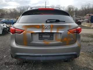 2011 Infiniti FX with VIN JN8BS1MW7BM170136, listed as a Copart auction lot 50385225 with Not provided miles and Salvage title. Bid and sale history available at DreamBid. Image 6.