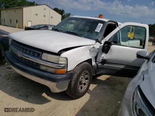 2001 Chevrolet Silverado 1500 LS with VIN 2GCEC19V111119845, listed as a Copart auction lot 58700484 with 0 mi miles and Non Repairable. Bid and sale history available at carsss.com. Image 1.
