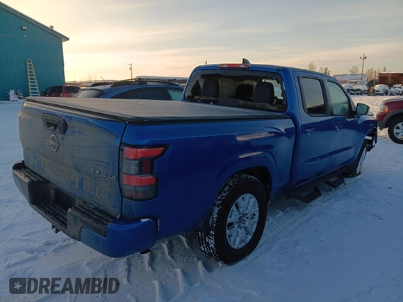 2024 Nissan Frontier SV with VIN 1N6ED1FKXRN650413, listed as a Copart auction lot 43301515 with 7,991 mi miles and Salvage title. Bid and sale history available at DreamBid. Image 3.