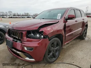 2016 Jeep Grand Cherokee High Altitude with VIN 1C4RJFCG0GC466214, listed as a Copart auction lot 49599625 with 101,265 mi miles and Salvage Title. Bid and sale history available at carsss.com. Image 1.