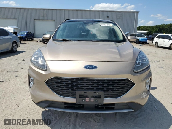 2020 Ford Escape Titanium Hybrid with VIN 1FMCU0DZXLUA07024, listed as a Copart auction lot 61547795 with 36,965 mi miles and Salvage title. Bid and sale history available at DreamBid. Image 5.