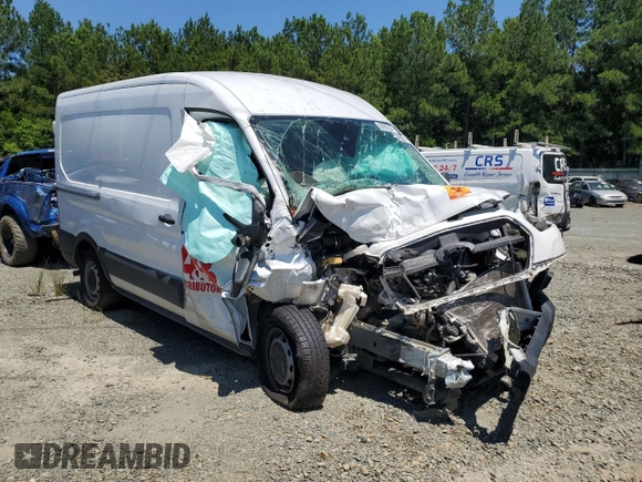 2020 Ford Transit Cargo with VIN 1FTBR1C8XLKB60174, listed as a Copart auction lot 58957204 with 69,262 mi miles and Salvage Title. Bid and sale history available at DreamBid. Image 4.