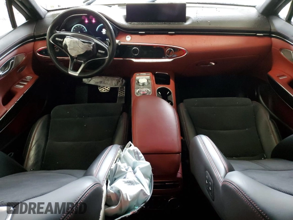 2022 Genesis GV70 Sport with VIN KMUMCDTC3NU012338, listed as a Copart auction lot 42691625 with 67,161 mi miles and Salvage title. Bid and sale history available at DreamBid. Image 8.