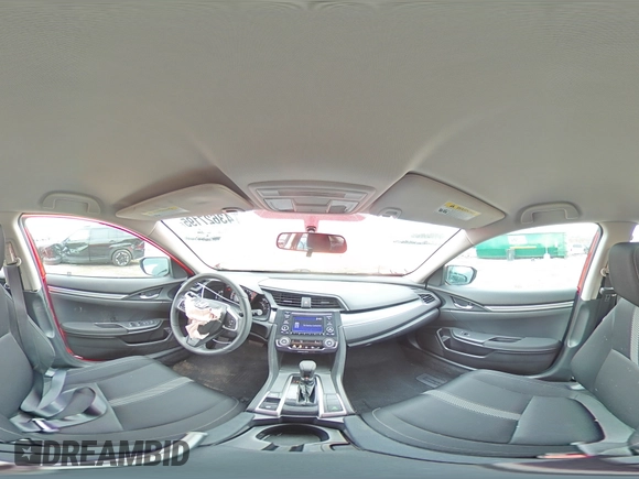 2017 Honda Civic Sedan LX with VIN 2HGFC2F57HH534766, listed as a Copart auction lot 43627195 with 102,586 mi miles and Salvage Title. Bid and sale history available at carsss.com. Image 12.