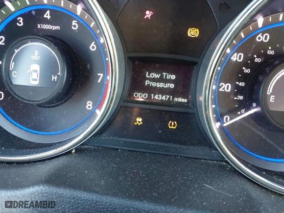 2013 Hyundai Sonata SE with VIN 5NPEC4AC4DH543471, listed as a IAAI auction lot 41267966 with 143,471 mi miles. Bid and sale history available at carsss.com. Image 15.