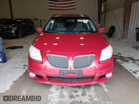 2005 Pontiac Vibe with VIN 5Y2SL63845Z410629, listed as a Copart auction lot 51704475 with 261,027 mi miles and Non Repairable. Bid and sale history available at carsss.com. Image 5.