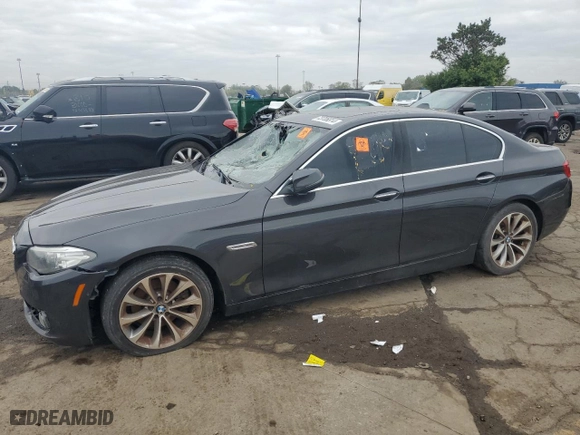 2016 BMW 5 Series 528i xDrive with VIN WBA5A7C57GG146252, listed as a Copart auction lot 73706814 with 0 mi miles and Clean Title. Bid and sale history available at carsss.com. Image 1.