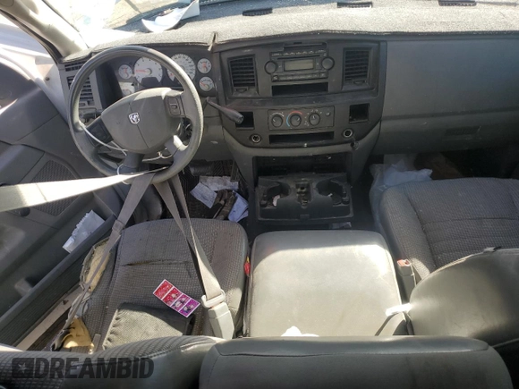 2007 Dodge 1500 ST with VIN 1D7HA18K07J504795, listed as a Copart auction lot 47355155 with 228,868 mi miles and Salvage Title. Bid and sale history available at DreamBid. Image 8.