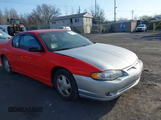 2001 Chevrolet Monte Carlo SS with VIN 2G1WX15K519162079, listed as a IAAI auction lot 41779423 with 140,017 mi miles. Bid and sale history available at carsss.com. Image 1.