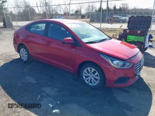 2022 Hyundai Accent SE with VIN 3KPC24A68NE182109, listed as a IAAI auction lot 41750410 with 47,247 mi miles. Bid and sale history available at carsss.com. Image 1.
