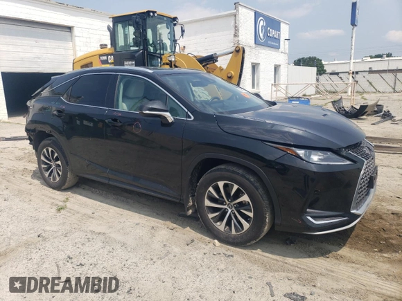 2021 Lexus RX 350 with VIN 2T2HZMDAXMC294632, listed as a Copart auction lot 59843245 with 48,110 mi miles and Salvage title. Bid and sale history available at DreamBid. Image 4.