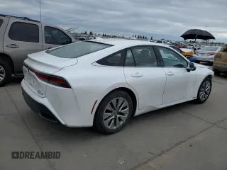 2023 Toyota Mirai XLE with VIN JTDAAAAA8PA010262, listed as a Copart auction lot 48825745 with 17,234 mi miles and Salvage Title. Bid and sale history available at carsss.com. Image 3.