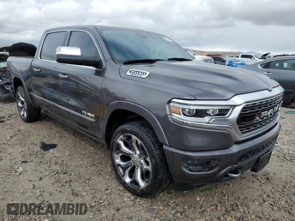 2019 Ram 1500 Limited z VIN 1C6SRFHT4KN561850, wystawiony jako Copart lot #51494425 z przebiegiem 74 897 mil mil oraz Szkoda całkowita • Salvage title. Historia ofert i sprzedaży dostępna na DreamBid. Obrazek 4.