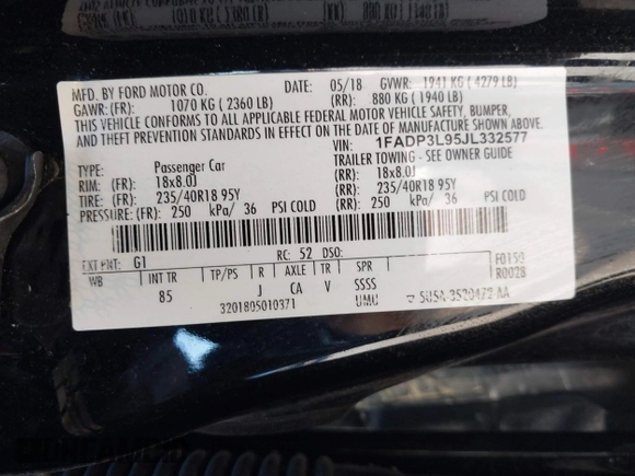 2018 Ford Focus ST with VIN 1FADP3L95JL332577, listed as a IAAI auction lot 41748222 with 73,491 mi miles and . Bid and sale history available at DreamBid. Image 9.