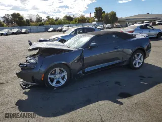 2023 Chevrolet Camaro 1LT with VIN 1G1FB3DS5P0131591, listed as a Copart auction lot 76425024 with 0 mi miles and Salvage Title. Bid and sale history available at carsss.com. Image 1.