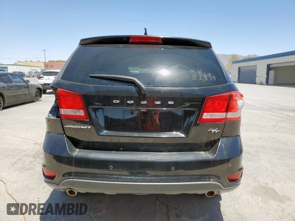 2014 Dodge Journey R/T z VIN 3C4PDCEG7ET285283, wystawiony jako Copart lot #57496895 z przebiegiem 122 391 mil mil oraz Szkoda całkowita • Salvage title. Historia ofert i sprzedaży dostępna na DreamBid. Obrazek 6.
