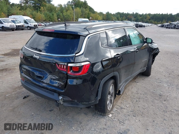 2020 Jeep Compass Limited with VIN 3C4NJDCB1LT209102, listed as a IAAI auction lot 40428626 with 54,103 mi miles and . Bid and sale history available at DreamBid. Image 4.