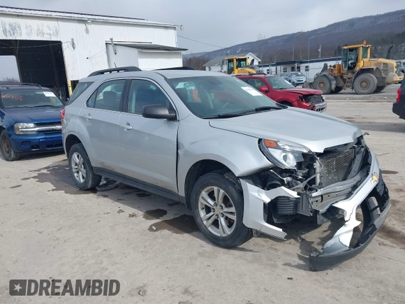 2016 Chevrolet Equinox LS with VIN 2GNFLEEK0G6189248, listed as a IAAI auction lot 41609298 with 93,026 mi miles. Bid and sale history available at carsss.com. Image 1.
