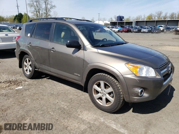 2010 Toyota RAV4 Ltd with VIN JTMDK4DV4AD013224, listed as a Copart auction lot 52075325 with 201,027 mi miles and Salvage Title. Bid and sale history available at carsss.com. Image 4.