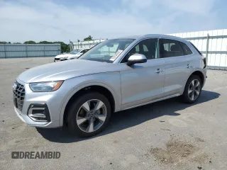 2022 Audi Q5 Premium Plus z VIN WA1BBAFYXN2108427, wystawiony jako Copart lot #59250505 z przebiegiem 31 918 mil mil oraz Czysty tytuł • Clean title. Historia ofert i sprzedaży dostępna na DreamBid. Obrazek 1.