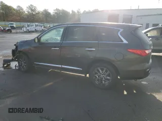 2013 Infiniti JX35 with VIN 5N1AL0MM9DC304341, listed as a Copart auction lot 43156525 with 32,577 mi miles and Salvage Title. Bid and sale history available at carsss.com. Image 2.