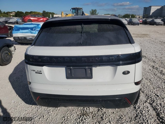 2018 Land Rover Range Rover Velar S with VIN SALYB2RX7JA775554, listed as a Copart auction lot 82281164 with 0 mi miles and Salvage Title. Bid and sale history available at carsss.com. Image 6.
