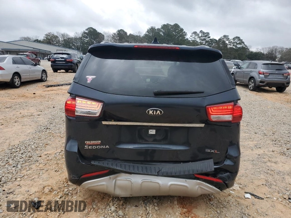 2016 Kia Sedona SX-L with VIN KNDME5C12G6118059, listed as a Copart auction lot 47723945 with 177,391 mi miles and Salvage Title. Bid and sale history available at carsss.com. Image 6.