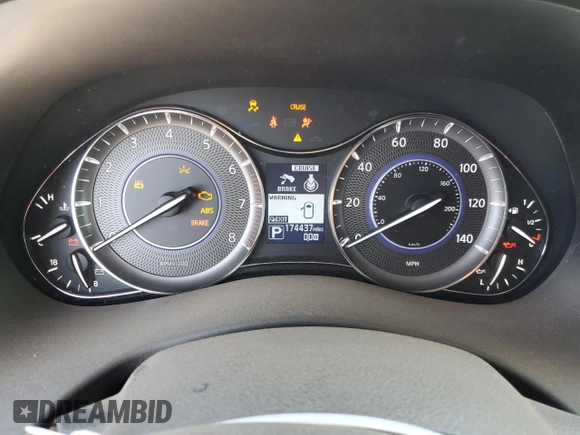 2016 Infiniti QX80 with VIN JN8AZ2NF8G9611892, listed as a Copart auction lot 50199605 with 174,437 mi miles and Clean title. Bid and sale history available at DreamBid. Image 9.