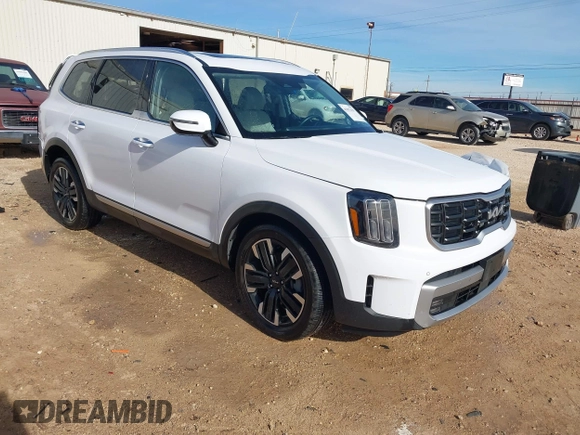 2023 Kia Telluride SX Prestige X-Pro with VIN 5XYP5DGC2PG327611, listed as a IAAI auction lot 41072515 with 30,809 mi miles and . Bid and sale history available at DreamBid. Image 1.