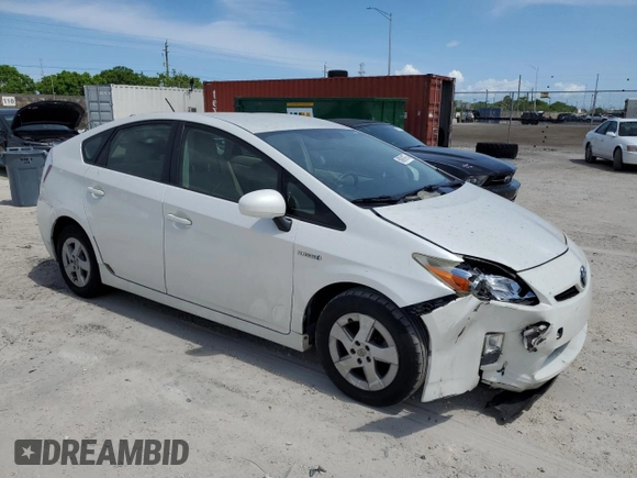 2011 Toyota Prius I z VIN JTDKN3DU9B0294705, wystawiony jako Copart lot #58981975 z przebiegiem 185 193 mil mil oraz Szkoda całkowita • Salvage title. Historia ofert i sprzedaży dostępna na DreamBid. Obrazek 4.