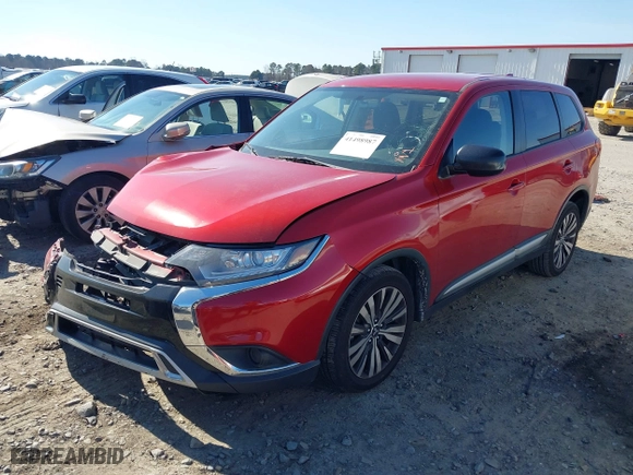 2019 Mitsubishi Outlander ES with VIN JA4AD2A33KZ026078, listed as a IAAI auction lot 41498987 with 122,976 mi miles. Bid and sale history available at carsss.com. Image 18.