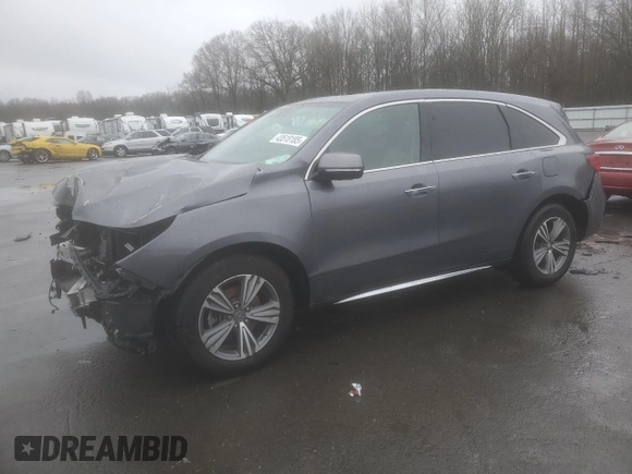 2020 Acura MDX with VIN 5J8YD4H32LL029971, listed as a Copart auction lot 43518185 with 0 mi miles and Salvage Title. Bid and sale history available at carsss.com. Image 1.