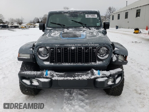 2024 Jeep Wrangler Rubicon with VIN 1C4RJXR66RW237347, listed as a Copart auction lot 88774995 with 18,018 mi miles and Salvage Title. Bid and sale history available at DreamBid. Image 5.