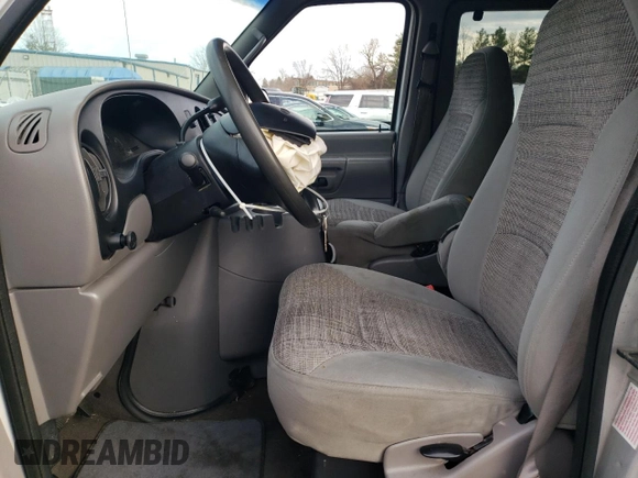 2002 Ford Econoline Passenger XL with VIN 1FBSS31L12HA34583, listed as a Copart auction lot 86967804 with 205,413 mi miles and Salvage title. Bid and sale history available at DreamBid. Image 7.