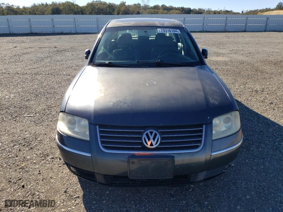 2003 Volkswagen Passat GLS with VIN WVWPD63B63P255430, listed as a Copart auction lot 79316104 with 185,037 mi miles and Salvage Title. Bid and sale history available at carsss.com. Image 5.