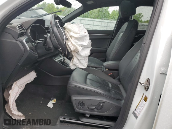 2021 Audi Q3 S line Premium with VIN WA1DECF36M1025713, listed as a Copart auction lot 55221215 with Not provided miles and Salvage title. Bid and sale history available at DreamBid. Image 7.