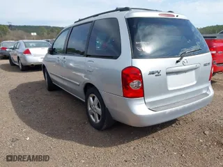 2002 Mazda MPV LX with VIN JM3LW28J520319070, listed as a IAAI auction lot 41671586 with 272,831 mi miles. Bid and sale history available at carsss.com. Image 3.