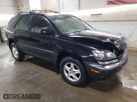 1999 Lexus RX 300 Luxury SUV with VIN JT6HF10UXX0070259, listed as a Copart auction lot 81838344 with 161,232 mi miles and Salvage Title. Bid and sale history available at carsss.com. Image 4.