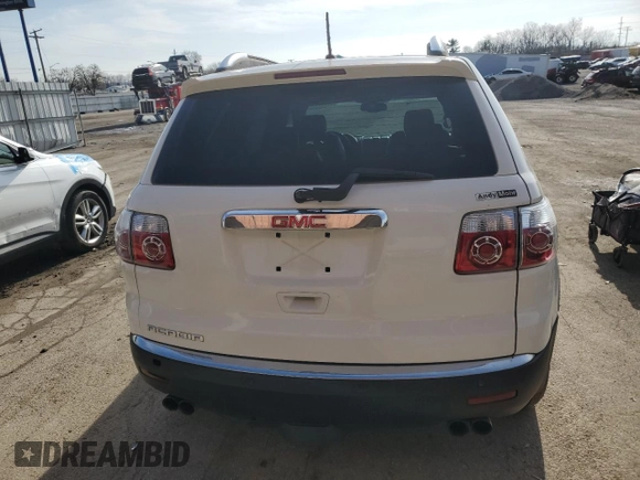 2008 GMC Acadia SLT1 with VIN 1GKER23728J163646, listed as a Copart auction lot 51813375 with 163,407 mi miles and Salvage Title. Bid and sale history available at carsss.com. Image 6.